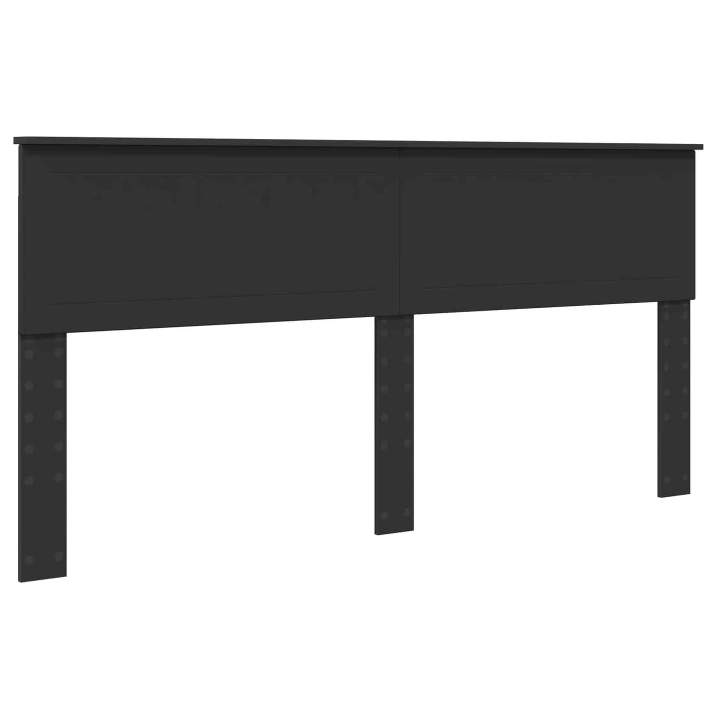 Struttura del letto Nero 180 x 200 cm Pino massello | homemem39