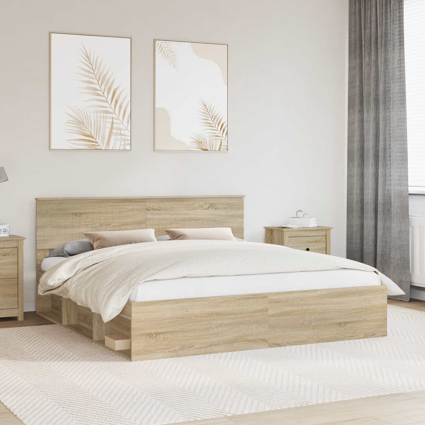 Struttura del letto Sonoma 180 x 200 cm Pino massello | homemem39