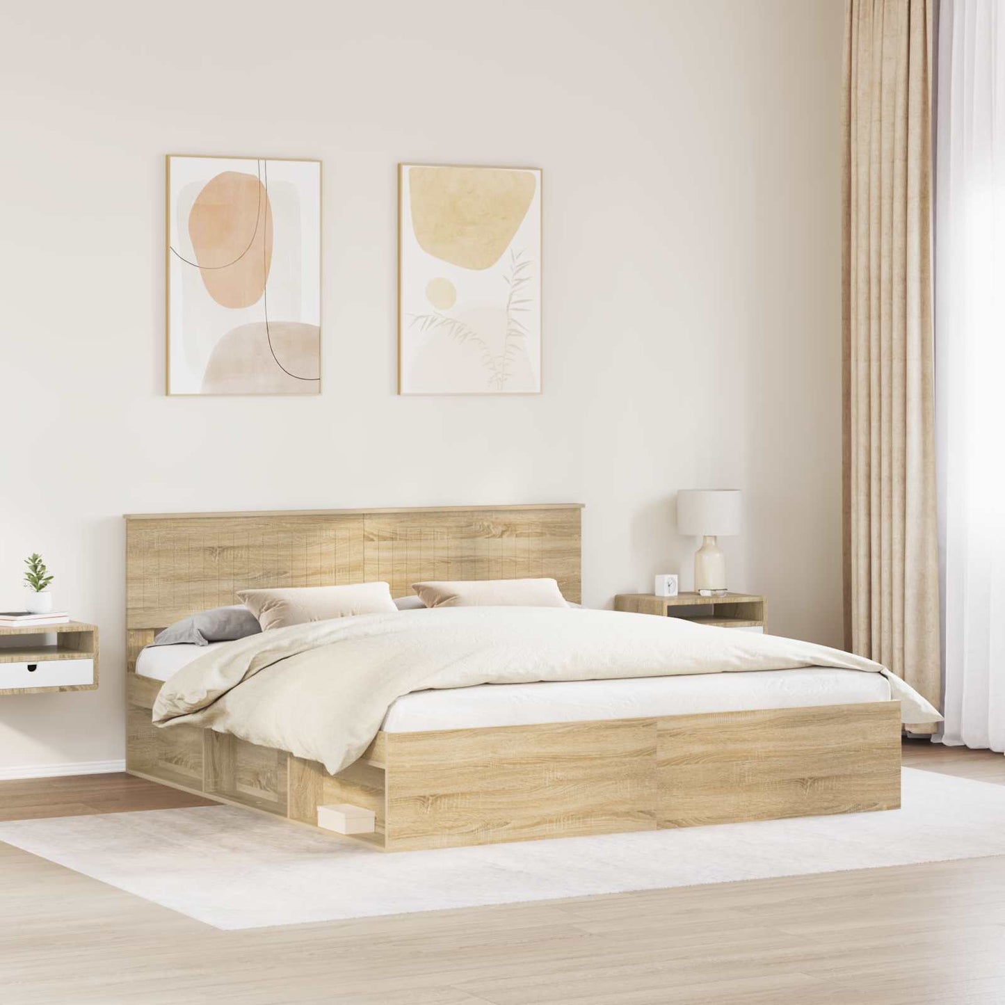 Struttura del letto Sonoma 180 x 200 cm Pino massello | homemem39