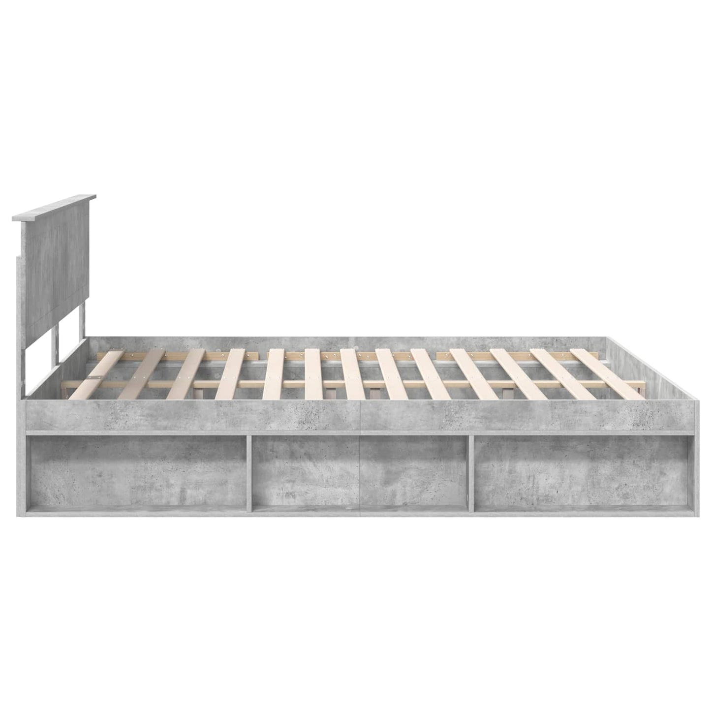 Struttura del letto Calcestruzzo 180 x 200 cm Pino massello | homemem39