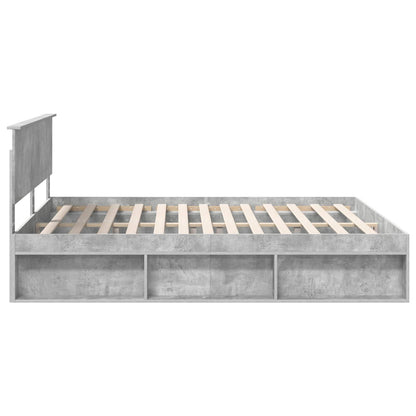 Struttura del letto Calcestruzzo 180 x 200 cm Pino massello | homemem39