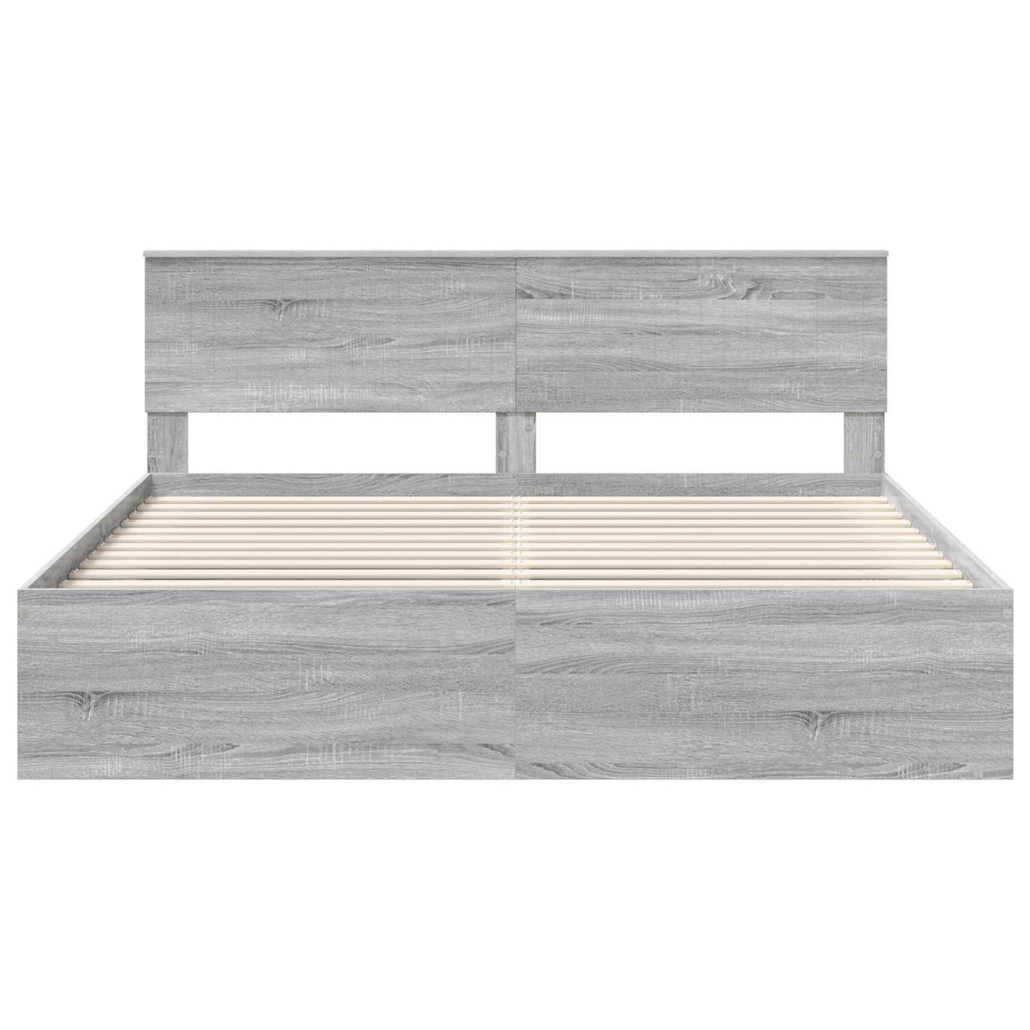 Struttura del letto Grigio Sonoma 180 x 200 cm Pino massello | homemem39