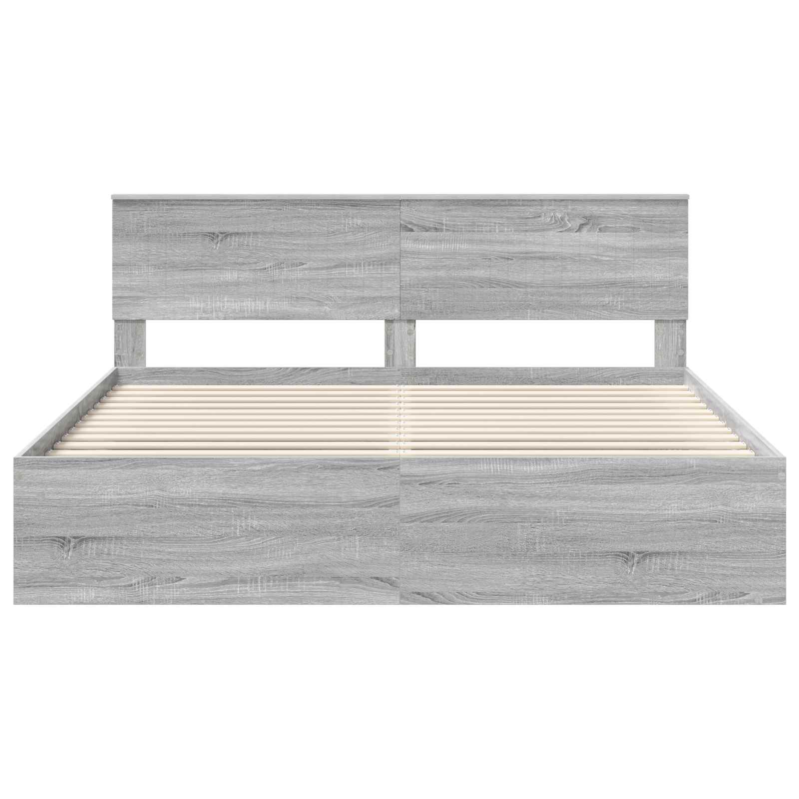 Struttura del letto Grigio Sonoma 180 x 200 cm Pino massello | homemem39