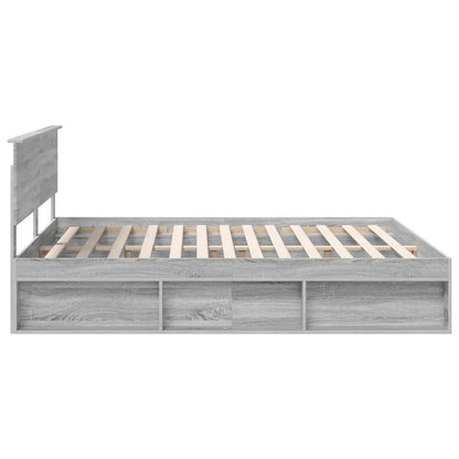 Struttura del letto Grigio Sonoma 180 x 200 cm Pino massello | homemem39
