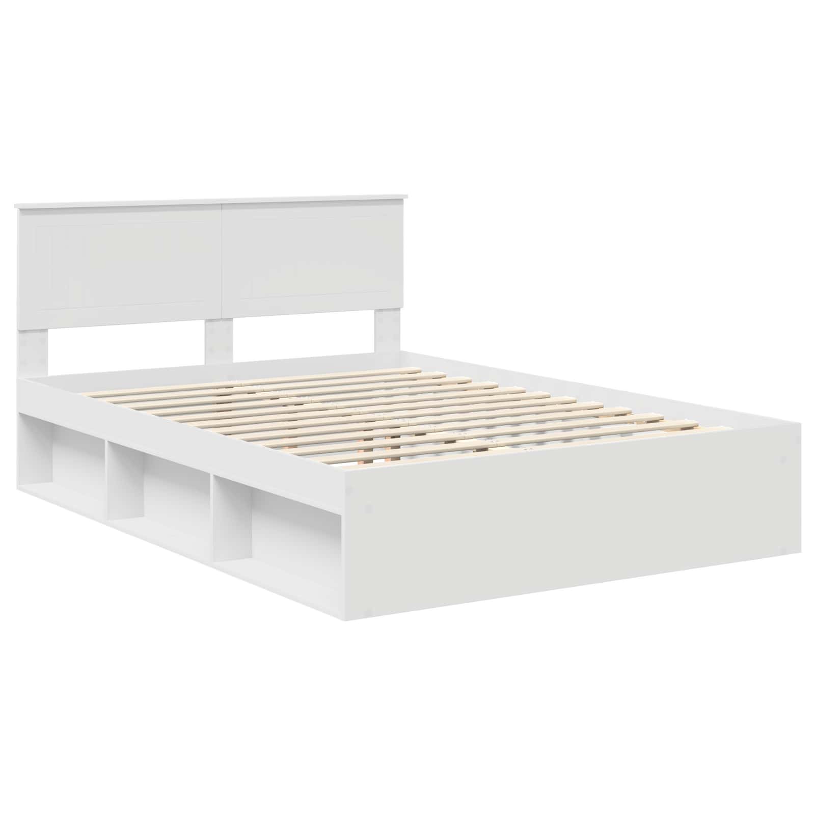 Struttura del letto Bianco 140 x 200 cm Pino massello | homemem39