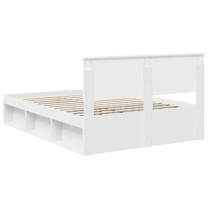 Struttura del letto Bianco 140 x 200 cm Pino massello | homemem39