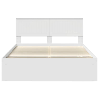 Struttura del letto Bianco 140 x 200 cm Pino massello | homemem39
