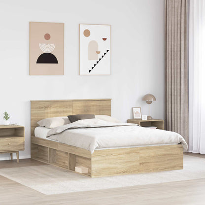 Struttura del letto Sonoma 140 x 200 cm Pino massello | homemem39