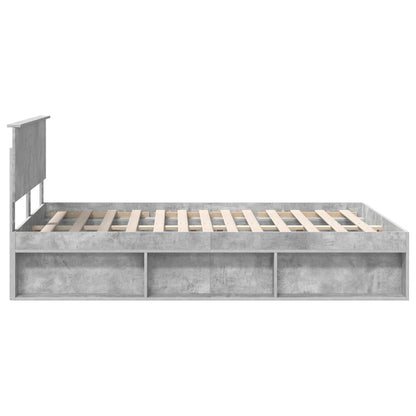 Struttura del letto Calcestruzzo 140 x 200 cm Pino massello | homemem39