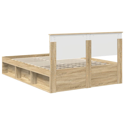 Struttura del letto Sonoma 140 x 190 cm Pino massello | homemem39