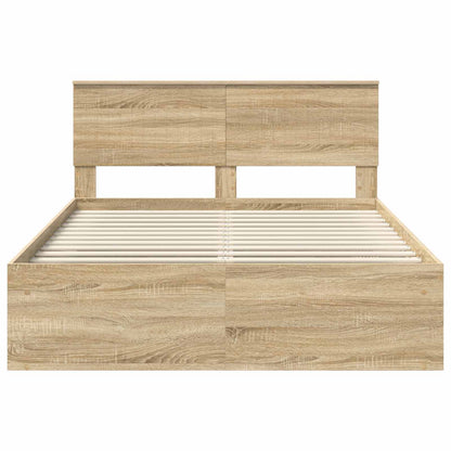 Struttura del letto Sonoma 140 x 190 cm Pino massello | homemem39