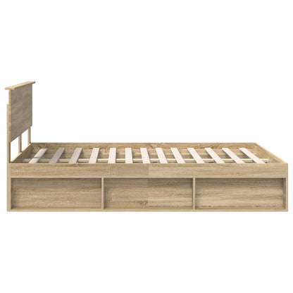 Struttura del letto Sonoma 140 x 190 cm Pino massello | homemem39
