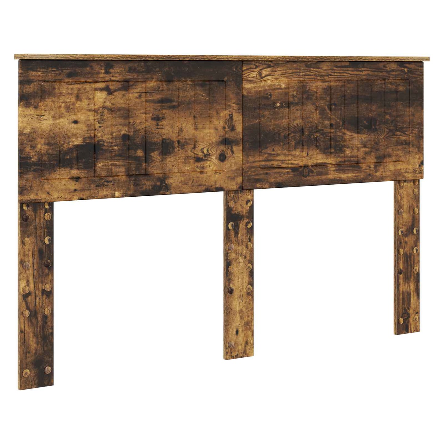 Struttura del letto Rovere fumé 140 x 190 cm Pino massello | homemem39