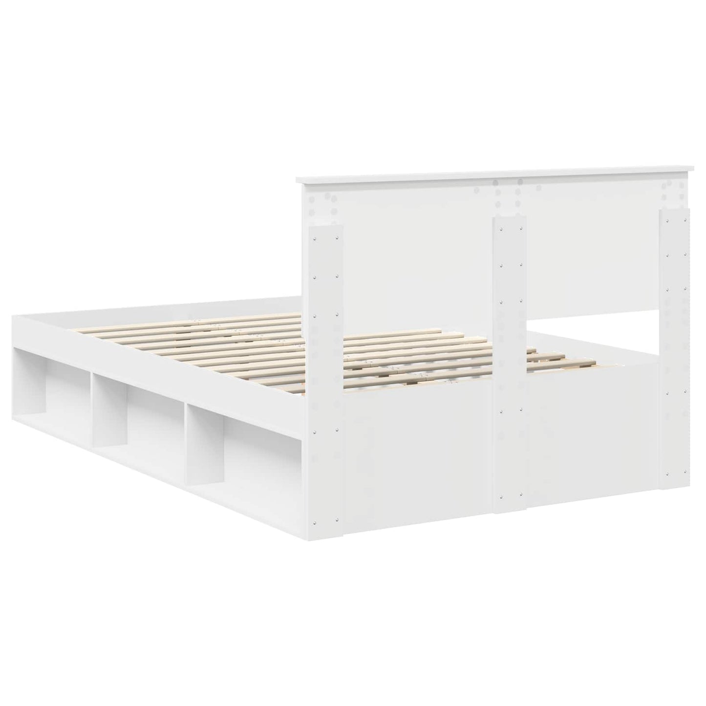 Struttura del letto Bianco 120 x 200 cm Pino massello | homemem39