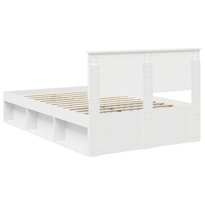 Struttura del letto Bianco 120 x 200 cm Pino massello | homemem39