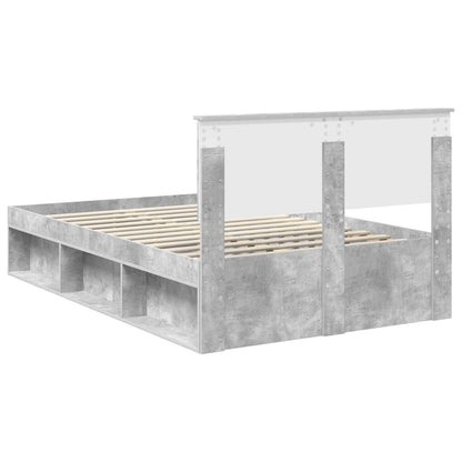 Struttura del letto Calcestruzzo 120 x 200 cm Pino massello | homemem39