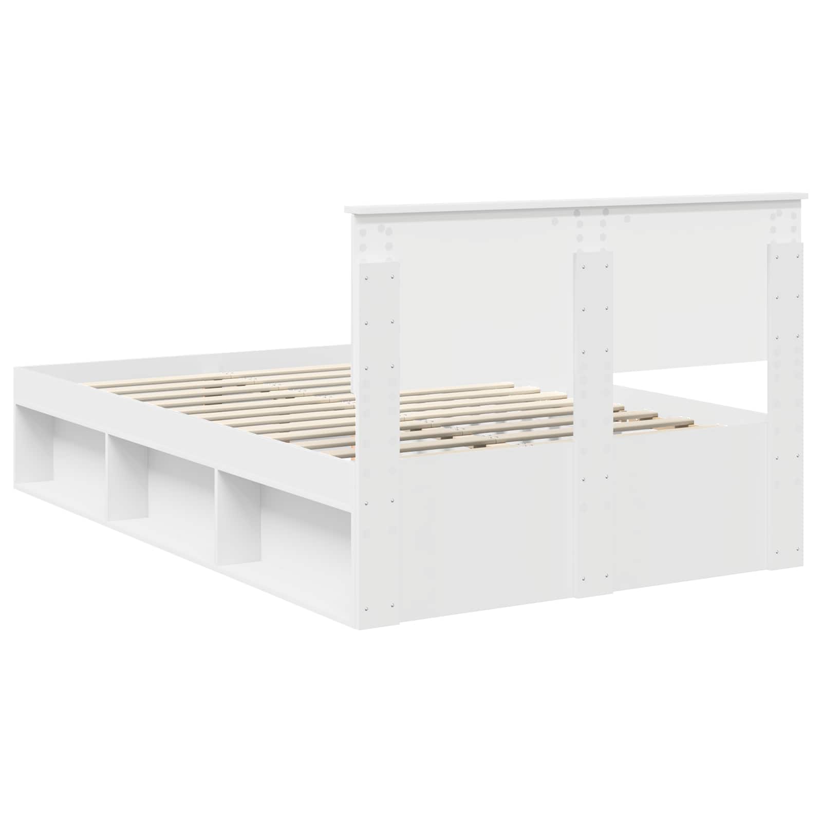Struttura del letto Bianco 120 x 190 cm Pino massello | homemem39