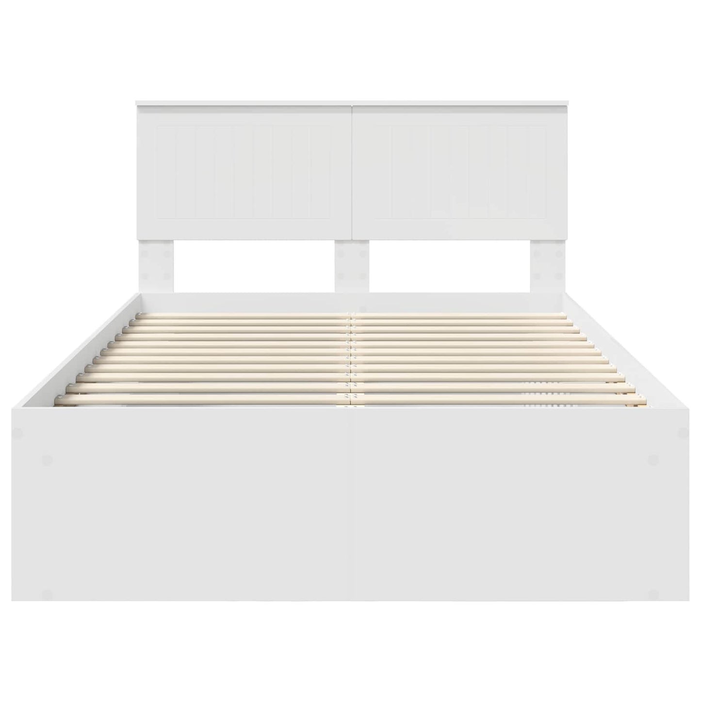 Struttura del letto Bianco 120 x 190 cm Pino massello | homemem39