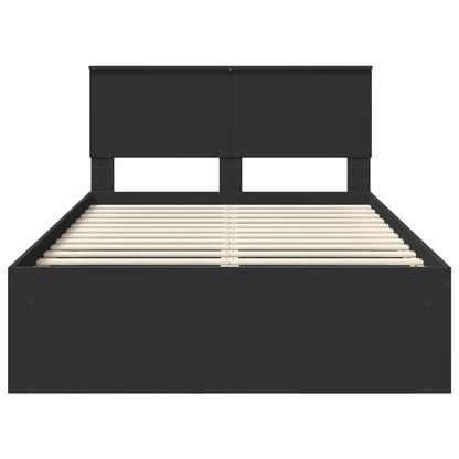 Struttura del letto Nero 120 x 190 cm Pino massello | homemem39