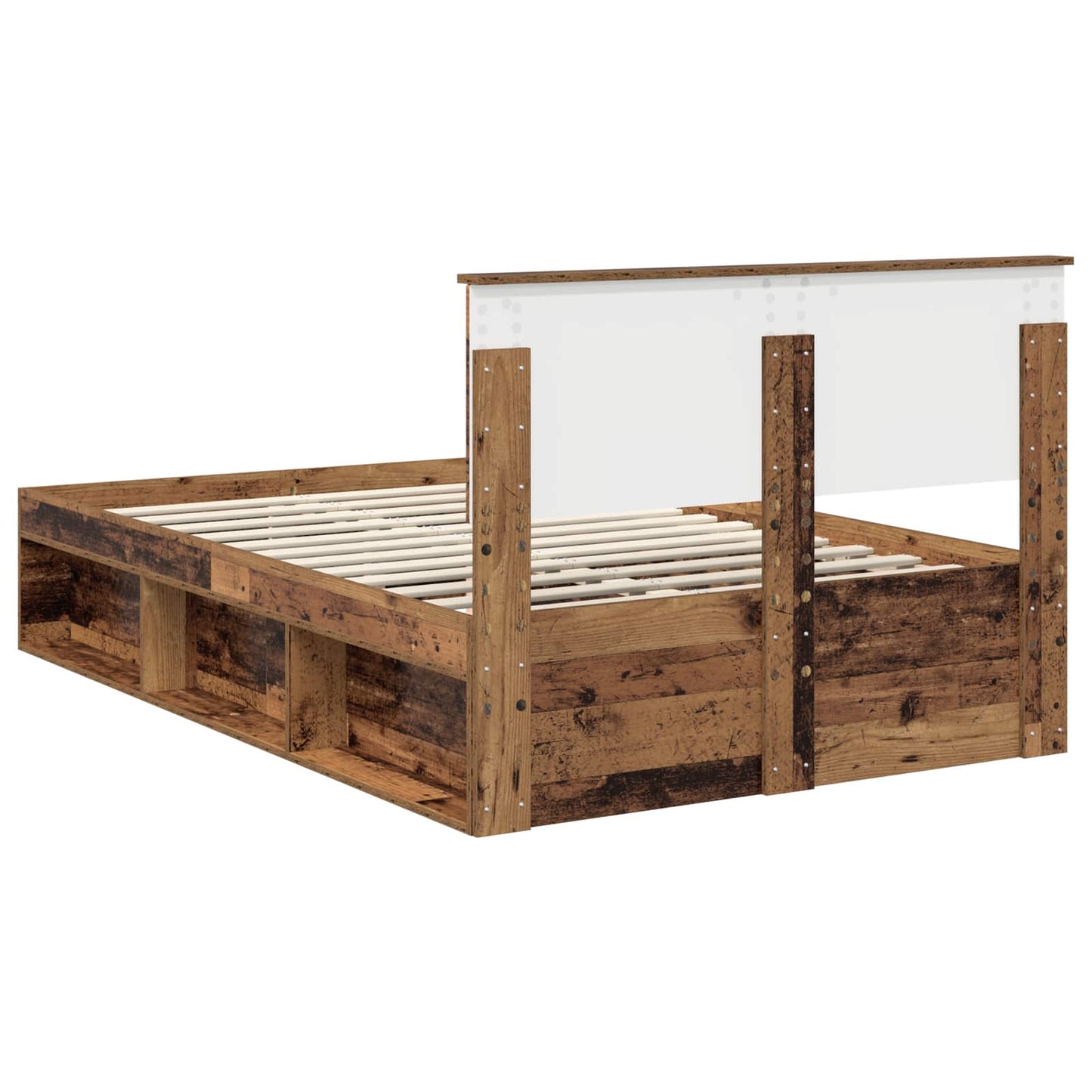 Struttura del letto Legno vecchio 120 x 190 cm Pino massello | homemem39