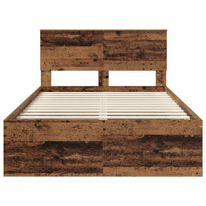 Struttura del letto Legno vecchio 120 x 190 cm Pino massello | homemem39