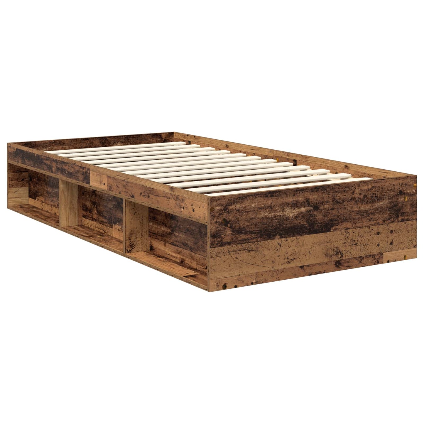 Struttura del letto Legno vecchio 100 x 200 cm Pino massello | homemem39