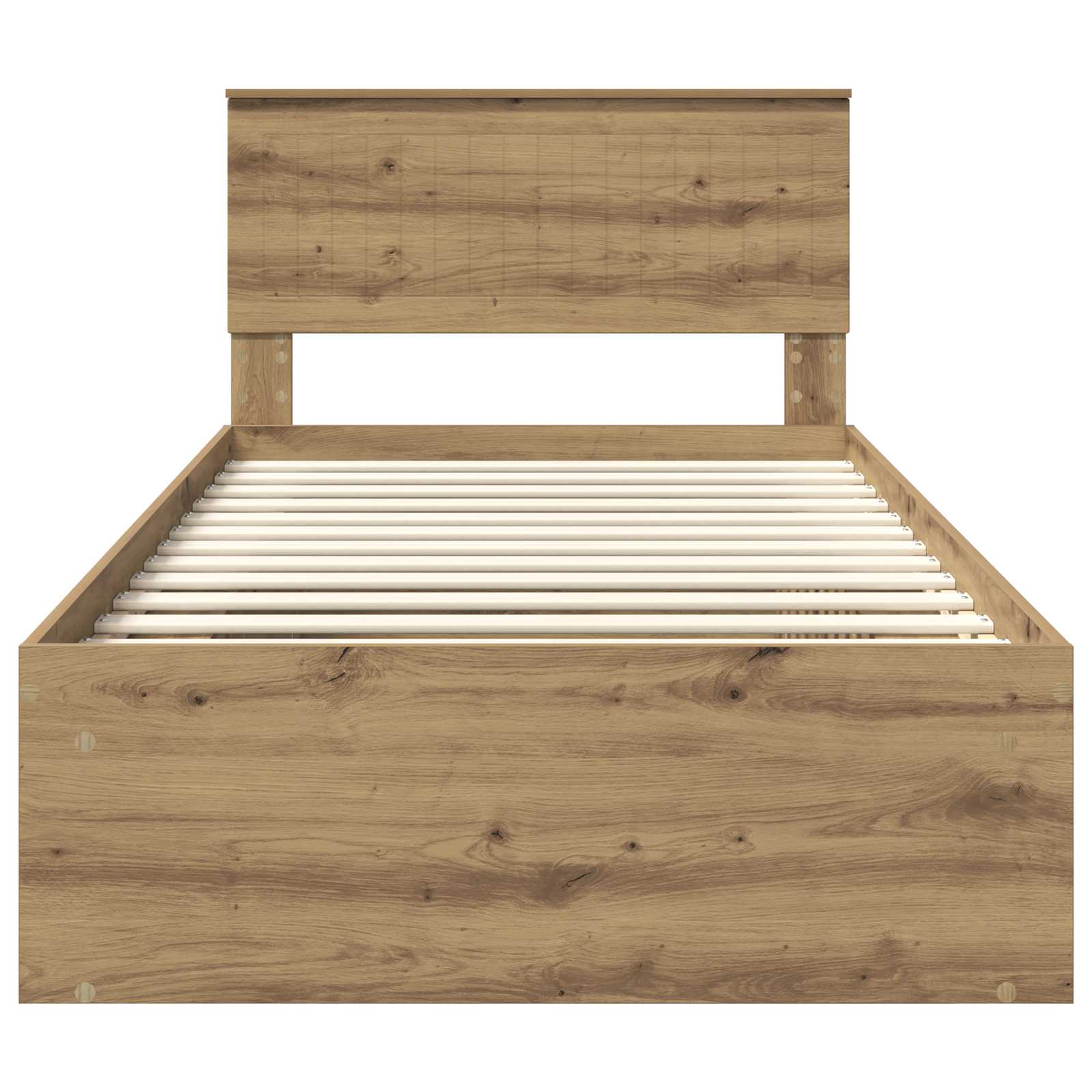 Struttura del letto Rovere Artigianale 100 x 200 cm | homemem39