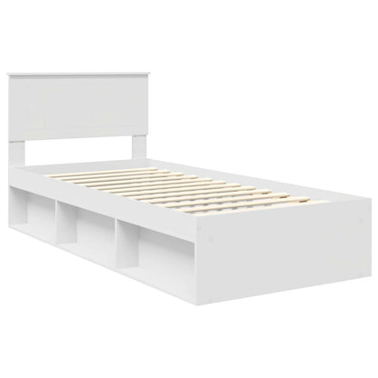 Struttura del letto Bianco 90 x 200 cm Pino massello | homemem39