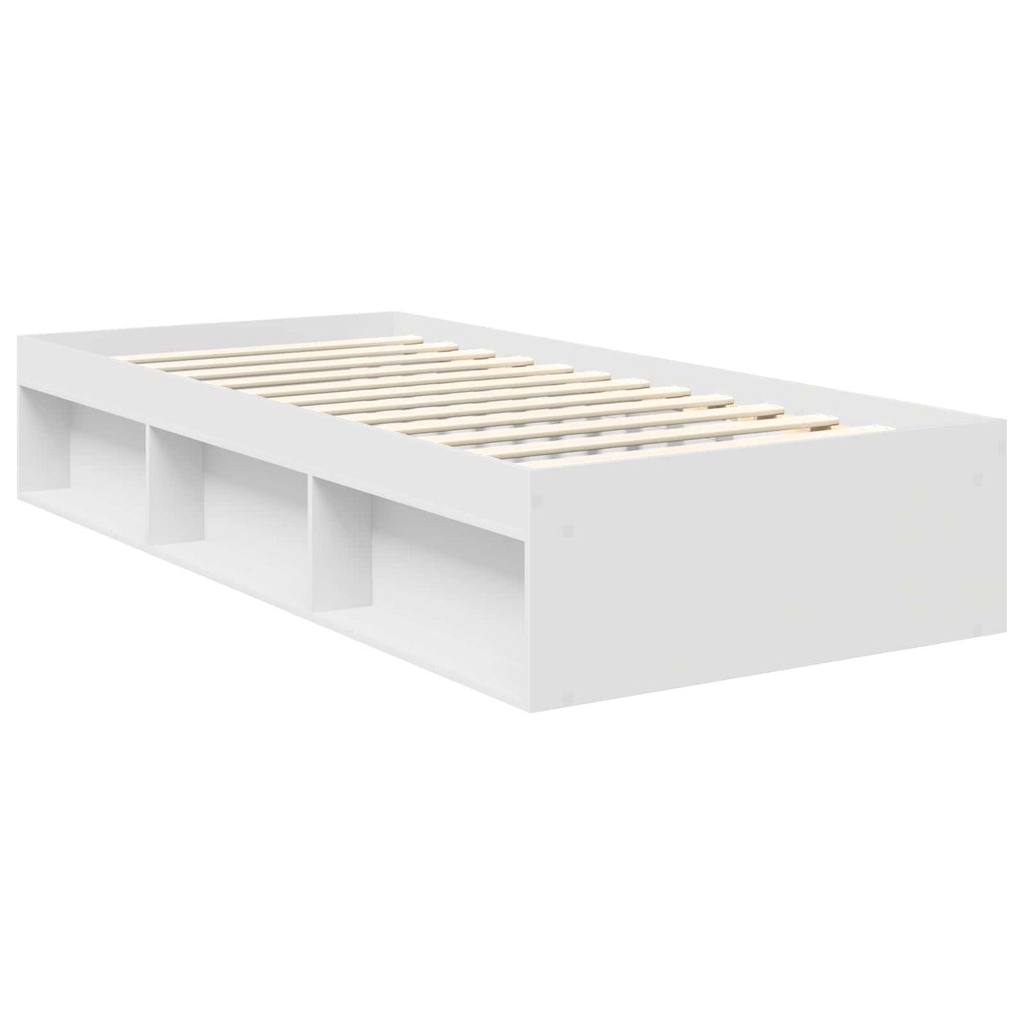 Struttura del letto Bianco 90 x 200 cm Pino massello | homemem39
