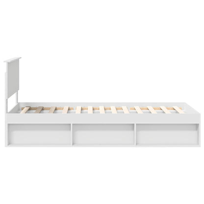Struttura del letto Bianco 90 x 200 cm Pino massello | homemem39