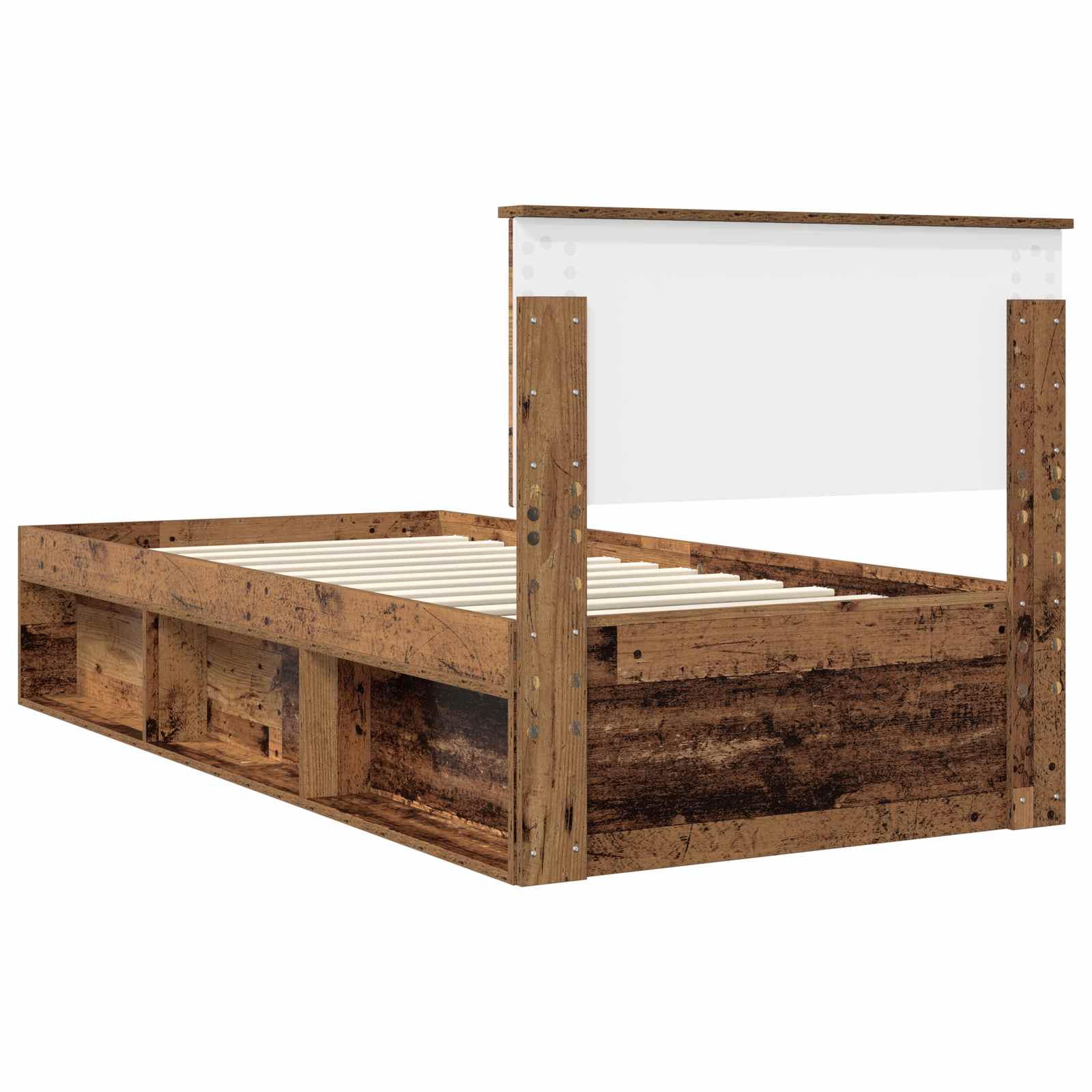 Struttura del letto Legno vecchio 90 x 200 cm Pino massello | homemem39
