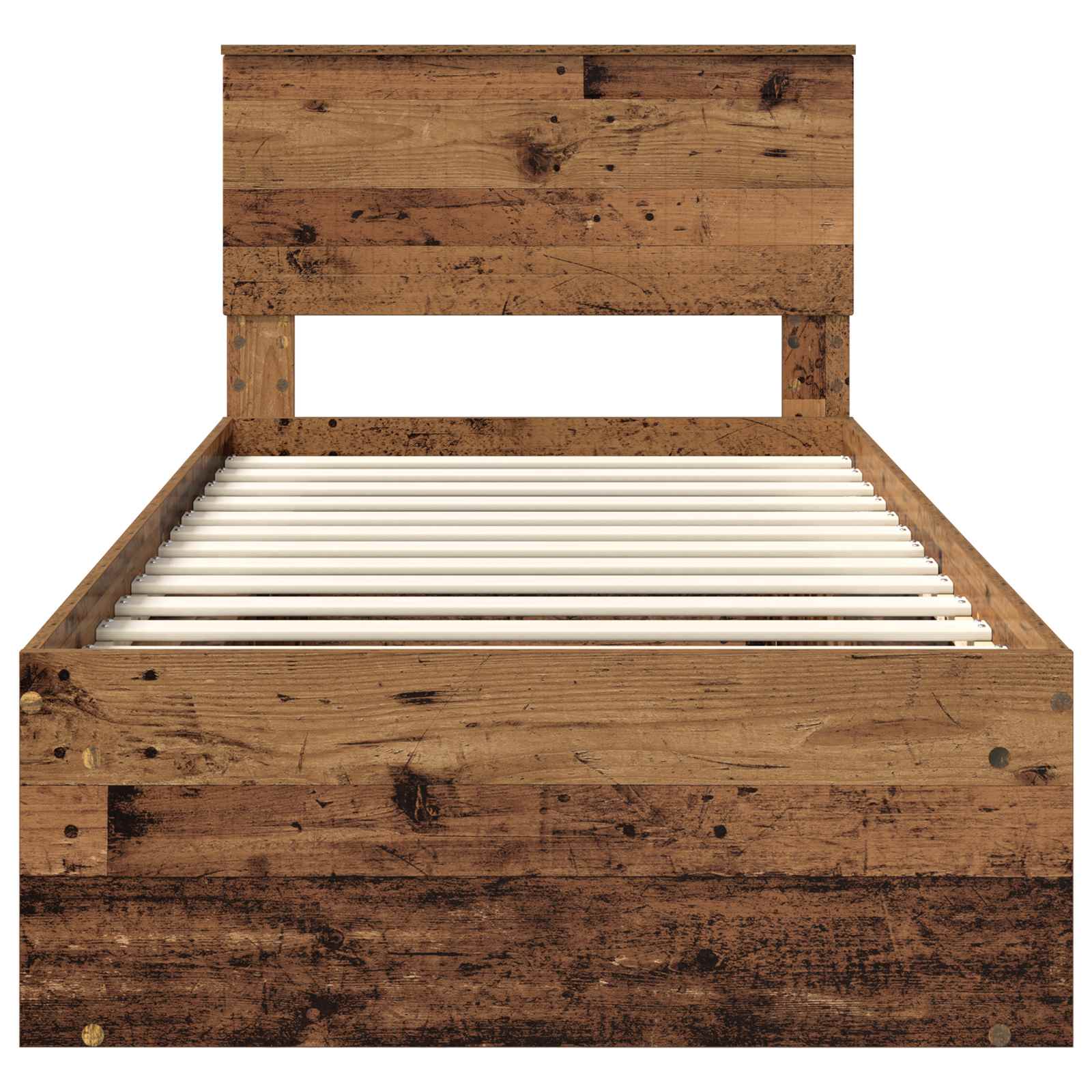 Struttura del letto Legno vecchio 90 x 200 cm Pino massello | homemem39