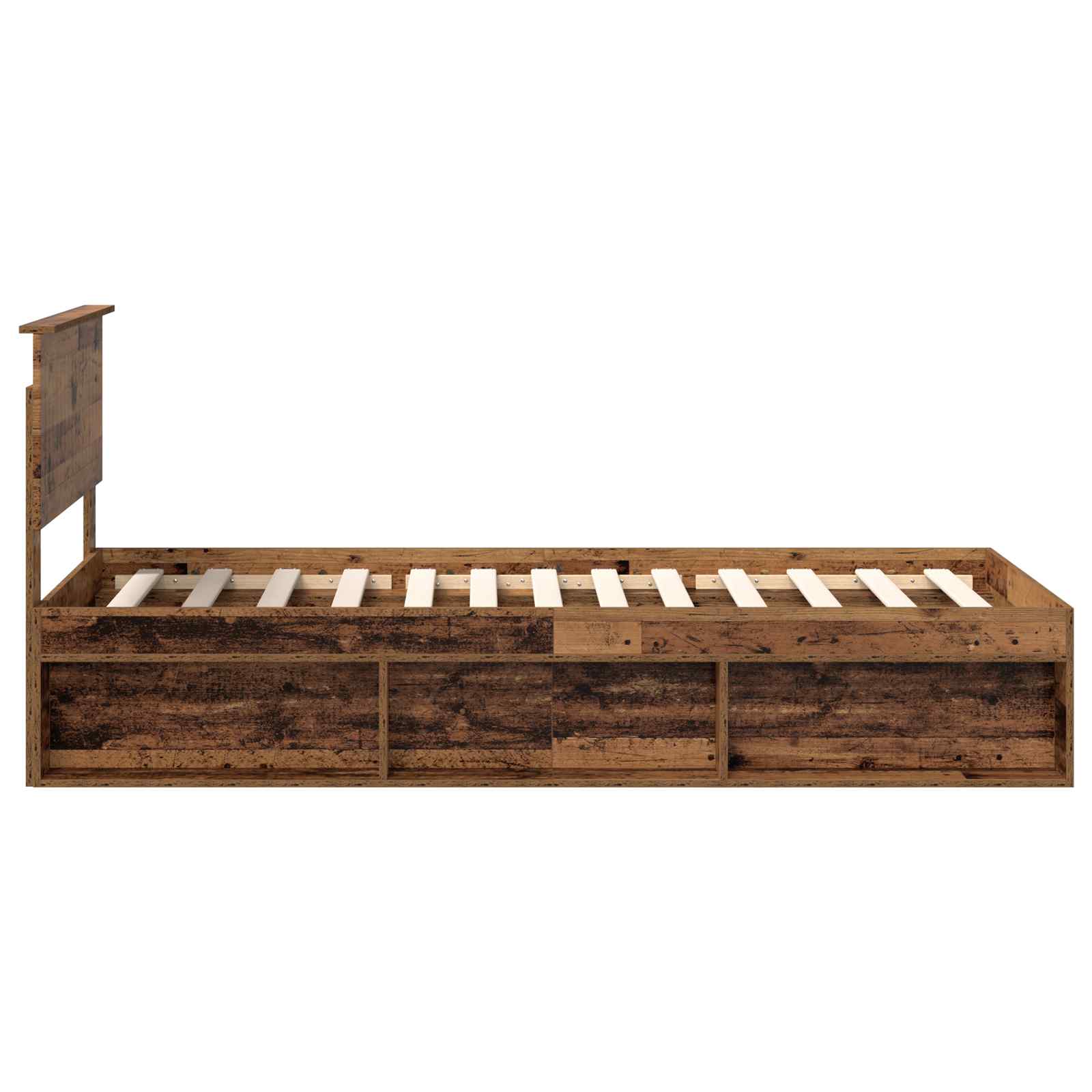 Struttura del letto Legno vecchio 90 x 200 cm Pino massello | homemem39