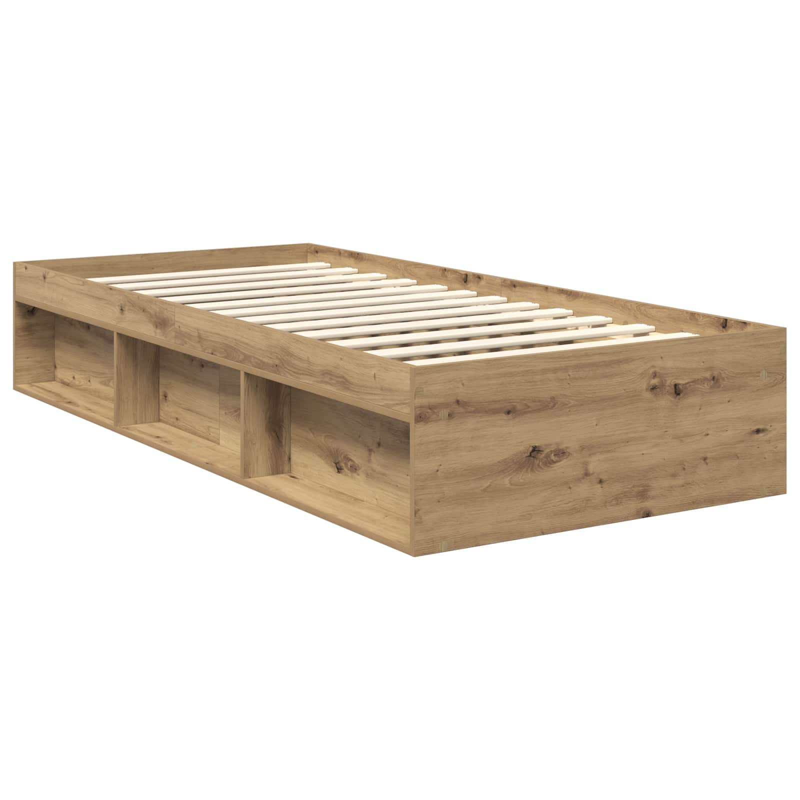 Struttura del letto con testiera Rovere Artigianale 90 x 200 cm | homemem39
