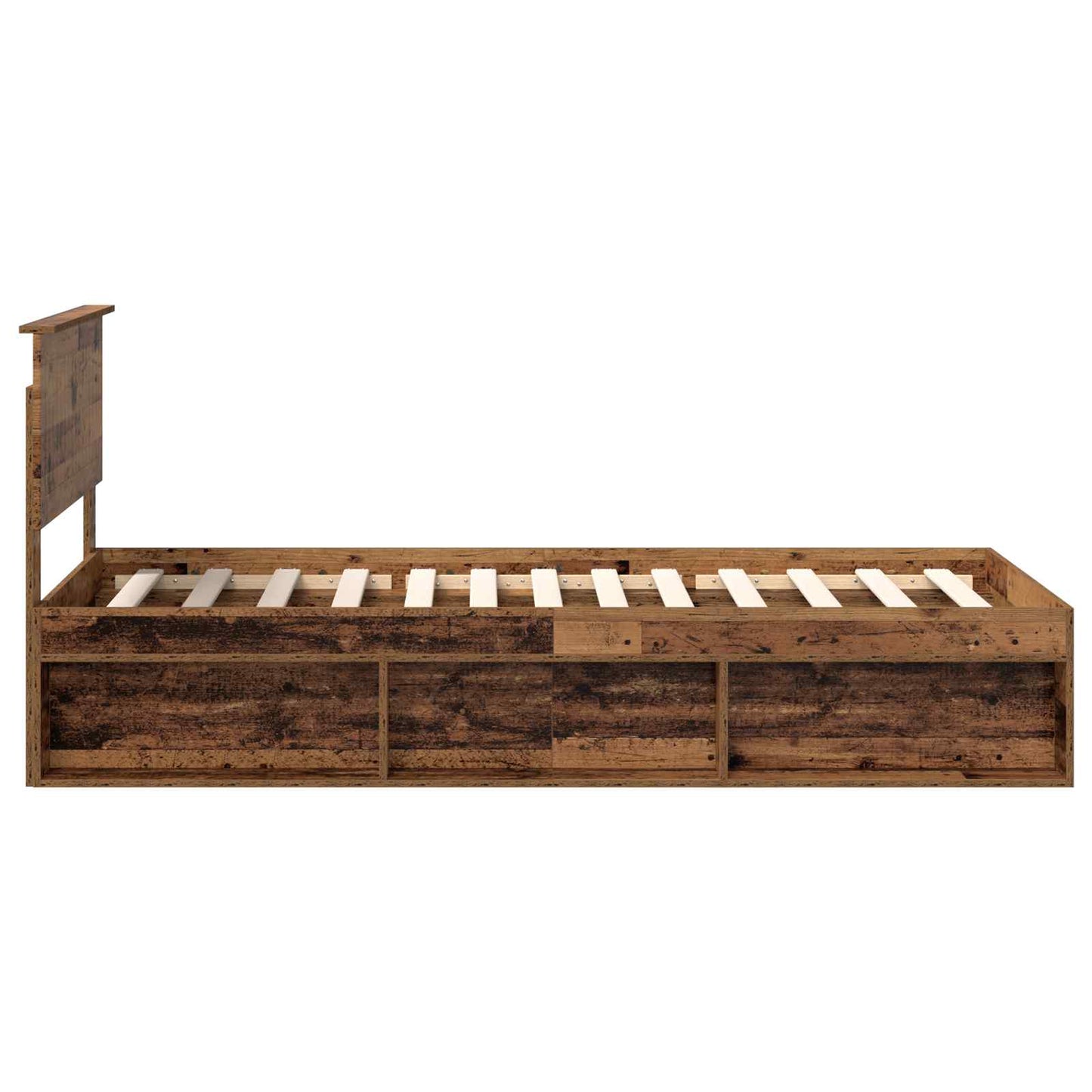 Struttura del letto Legno vecchio 90 x 190 cm Pino massello | homemem39