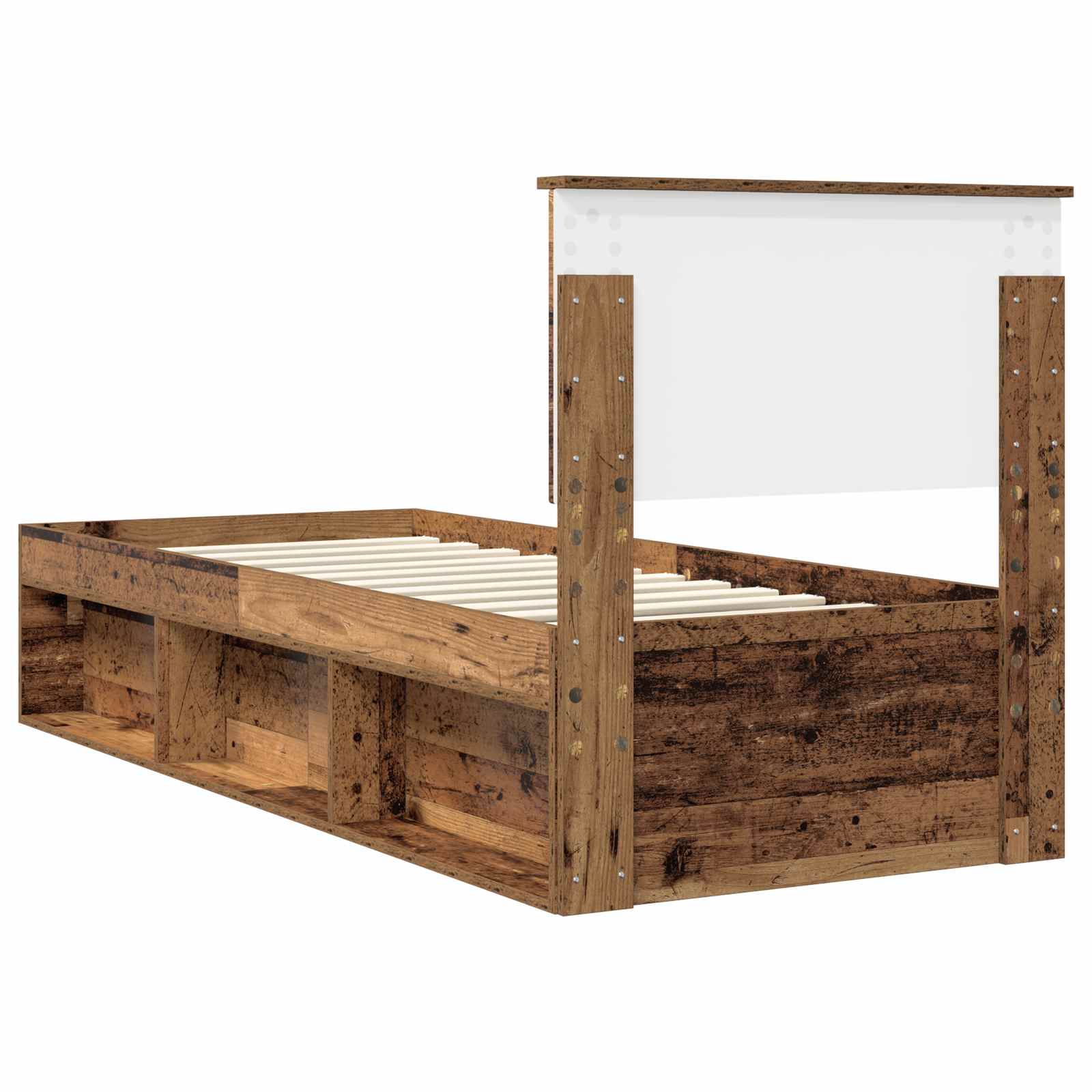 Struttura del letto Legno vecchio 75 x 190 cm Pino massello | homemem39