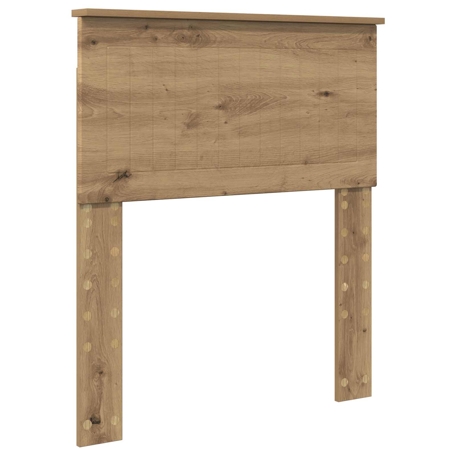 Struttura del letto con testiera Rovere Artigianale 75 x 190 cm | homemem39