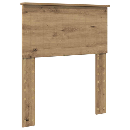 Struttura del letto con testiera Rovere Artigianale 75 x 190 cm | homemem39