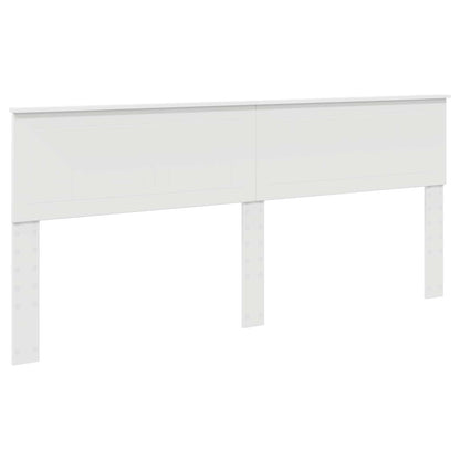 Struttura del letto Bianco 200 x 200 cm Legno Ingegnerizzato | homemem39