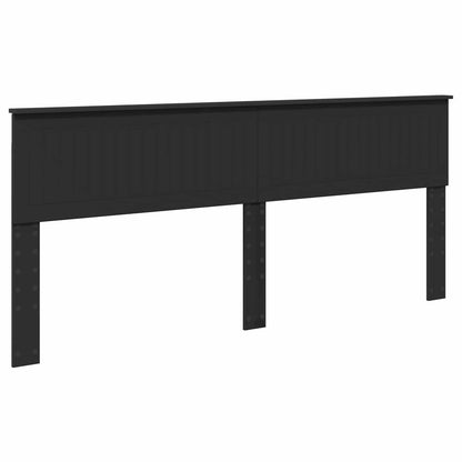 Struttura del letto Nero 200 x 200 cm Legno Ingegnerizzato | homemem39