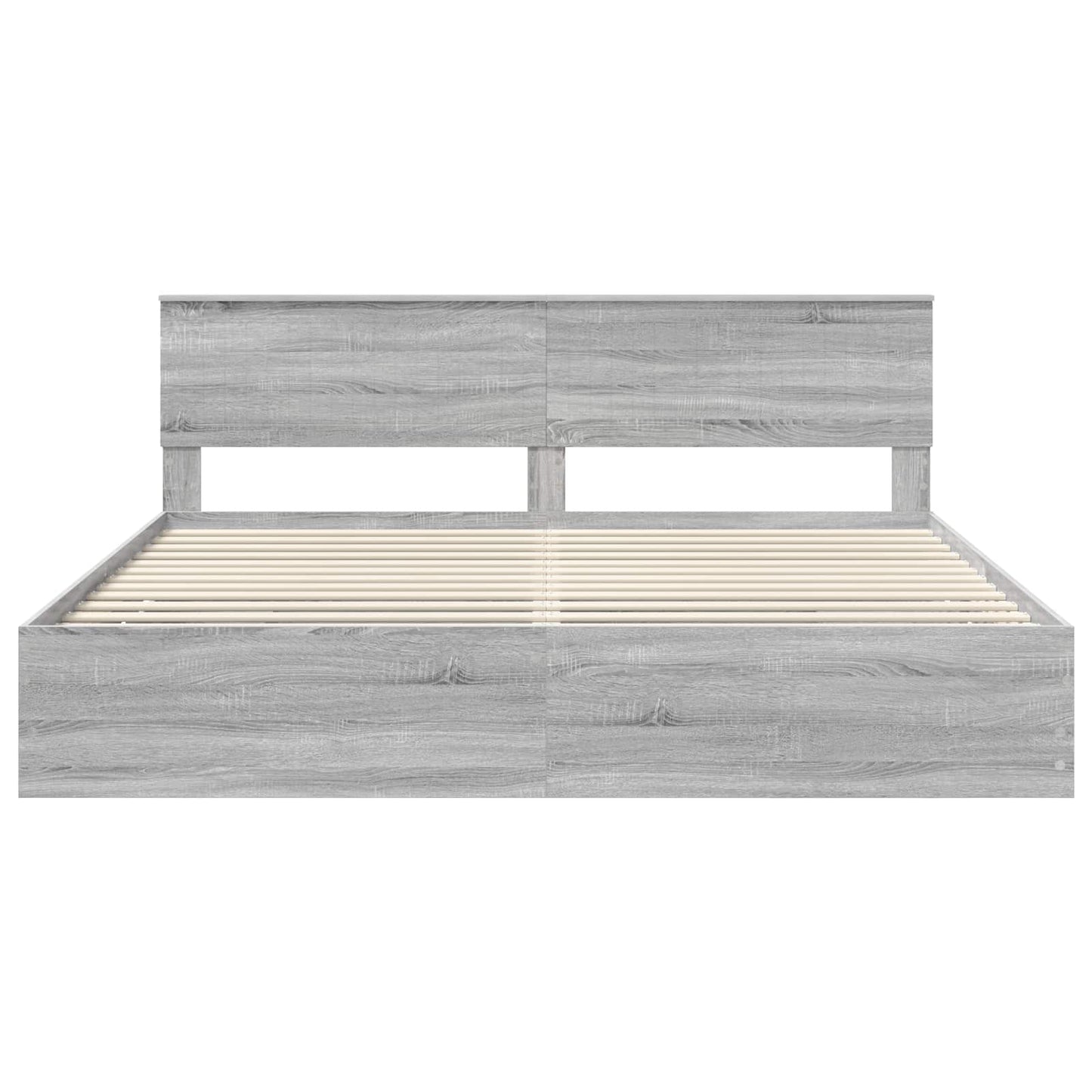 Struttura del letto con cassetto Grigio Sonoma 200 x 200 cm