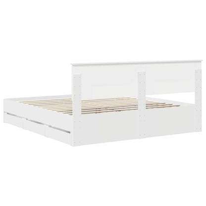 Struttura del letto Bianco 180 x 200 cm Legno Ingegnerizzato | homemem39