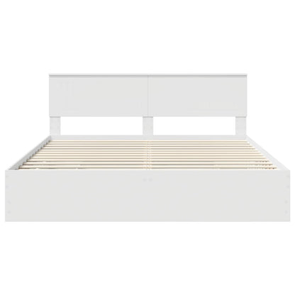 Struttura del letto Bianco 180 x 200 cm Legno Ingegnerizzato