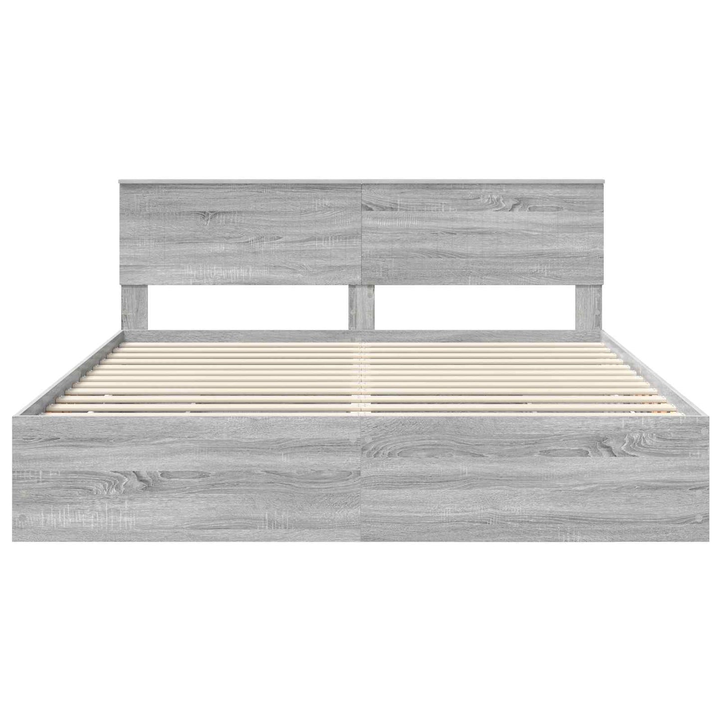 Struttura del letto con cassetto Grigio Sonoma 180 x 200 cm