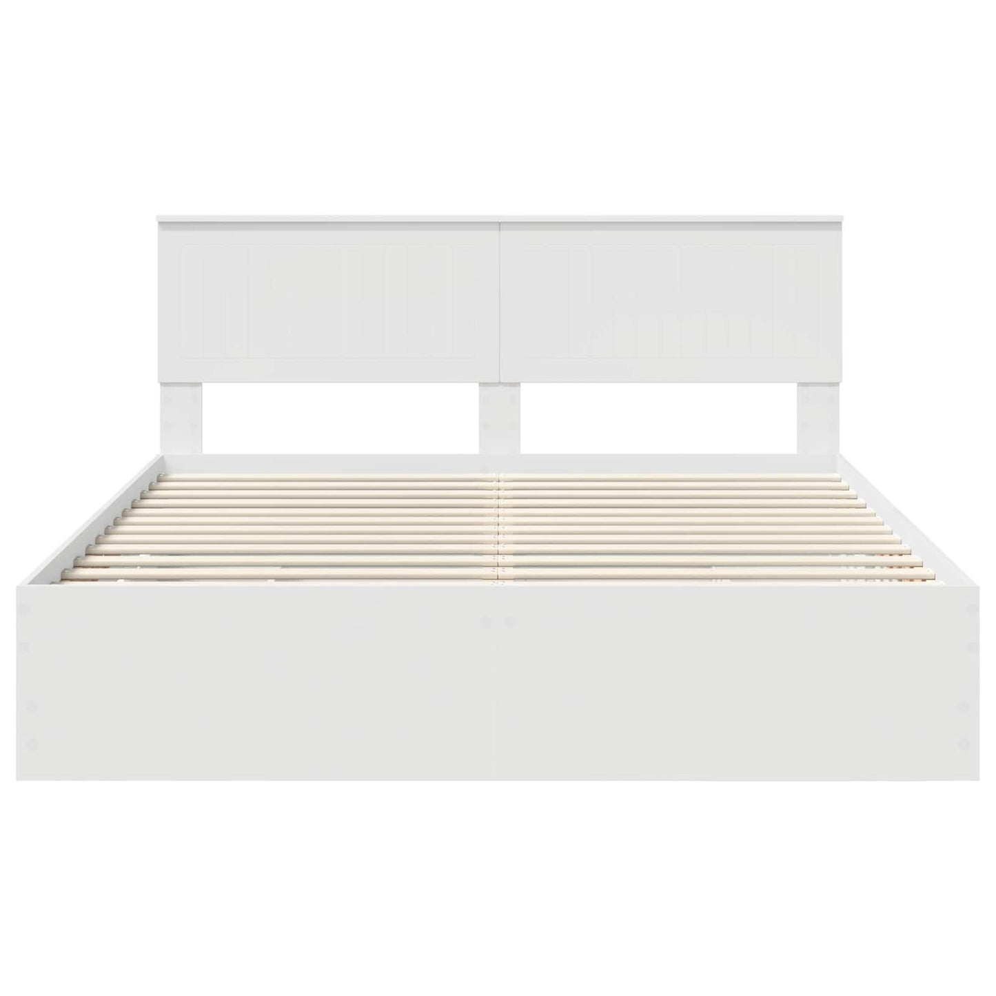 Struttura del letto Bianco 160 x 200 cm Legno Ingegnerizzato | homemem39