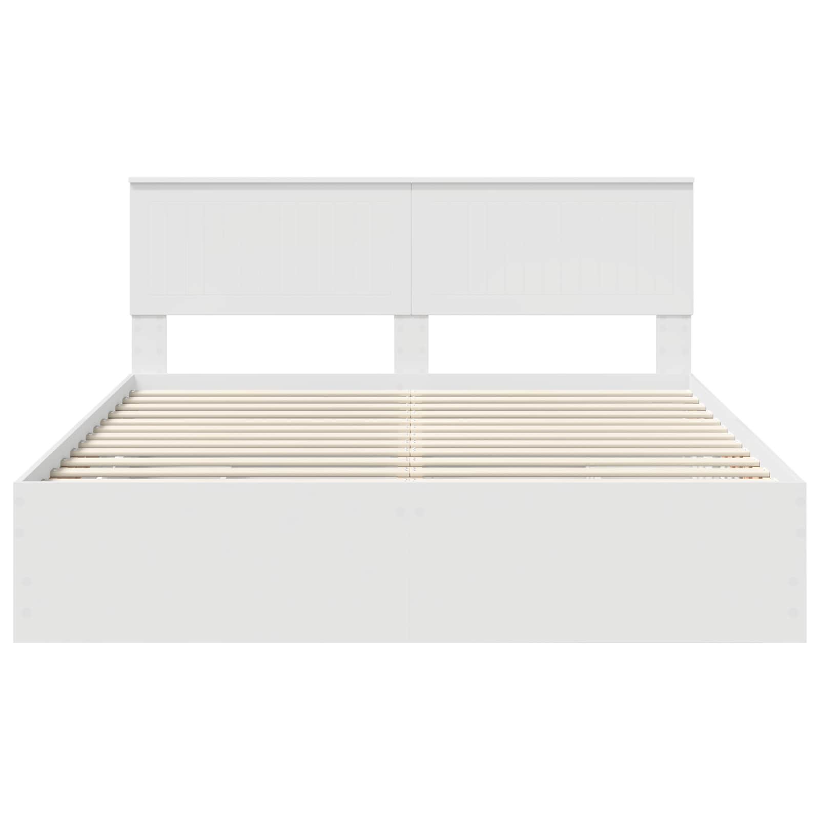 Struttura del letto Bianco 160 x 200 cm Legno Ingegnerizzato | homemem39