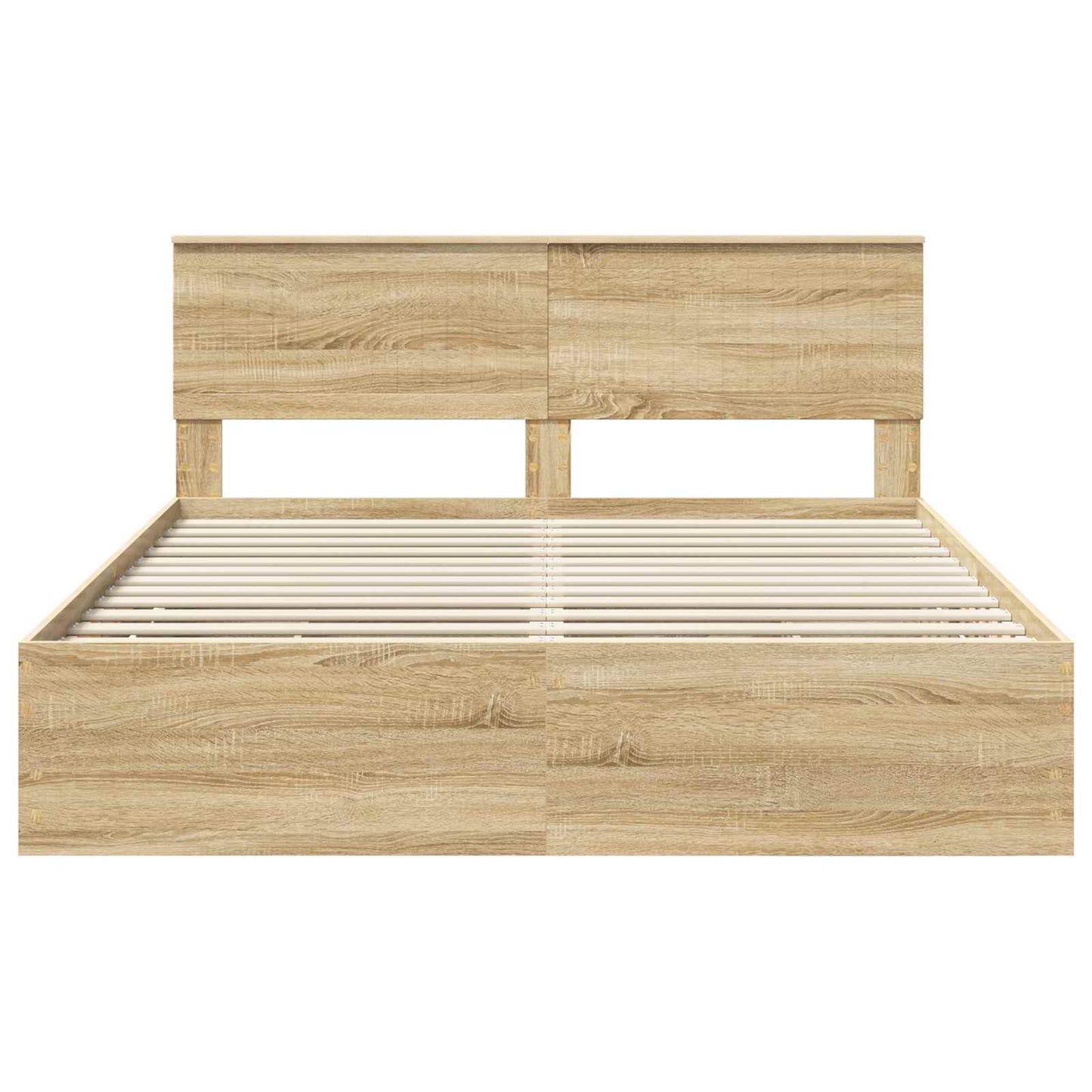 Struttura del letto con cassetto Rovere Sonoma 160 x 200 cm