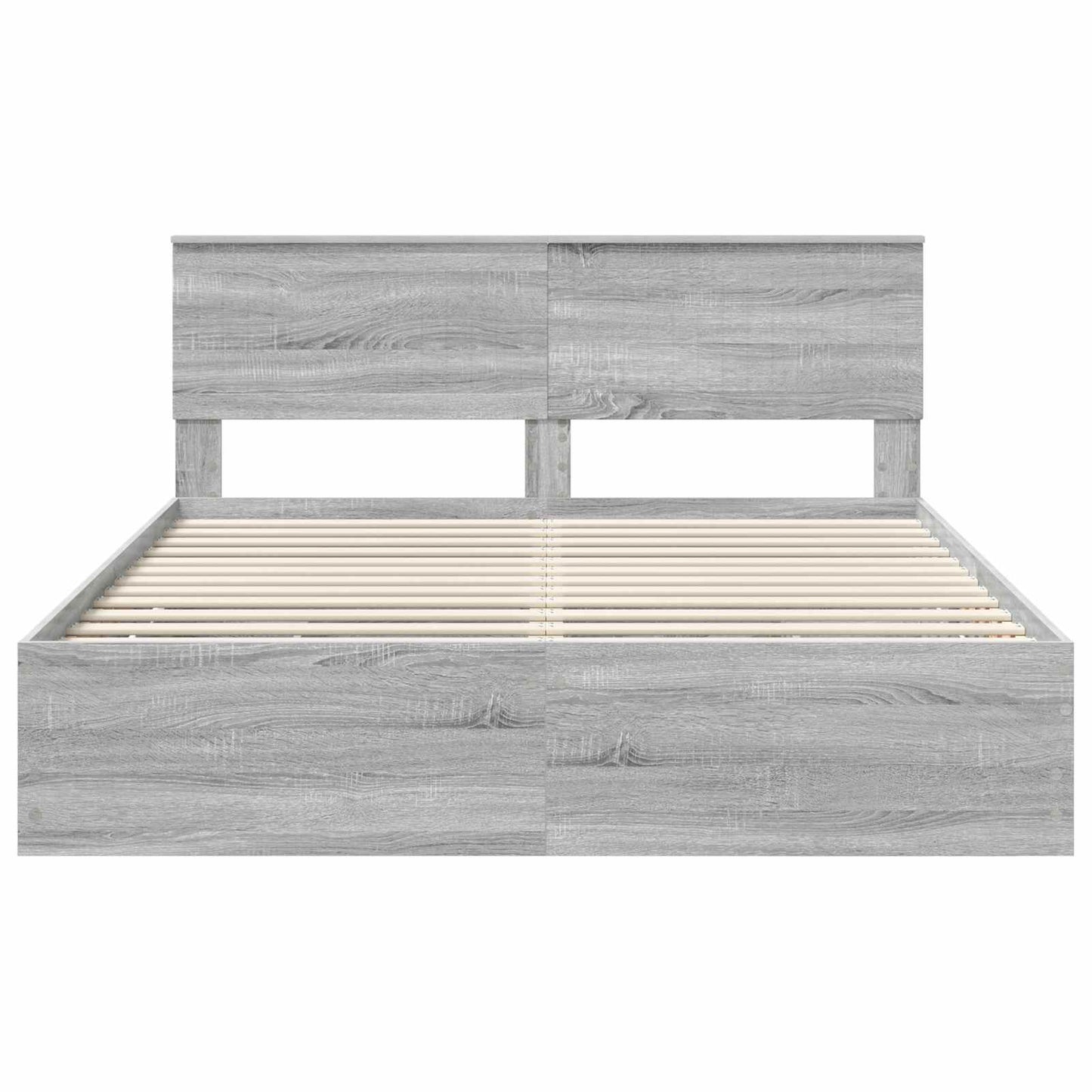 Struttura del letto con cassetto Grigio Sonoma 160 x 200 cm