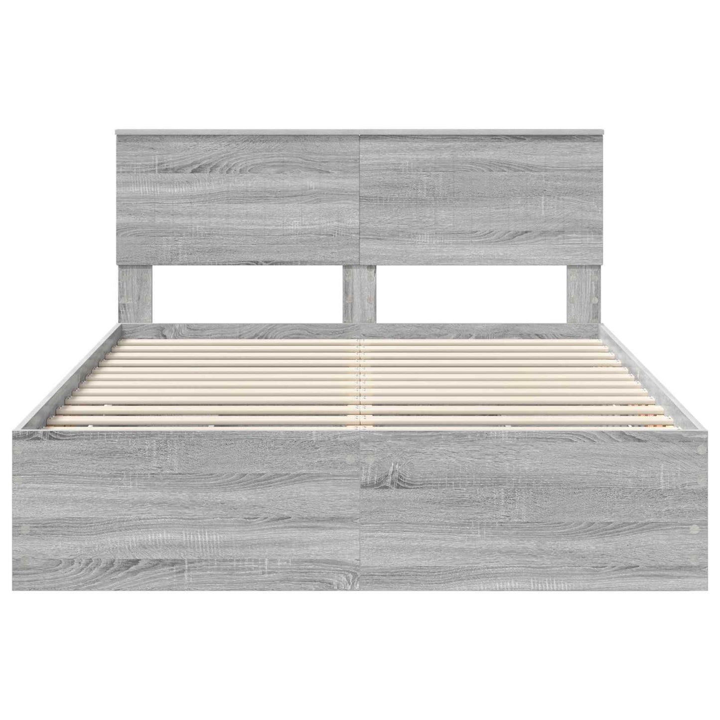 Struttura del letto con cassetto Grigio Sonoma 140 x 200 cm