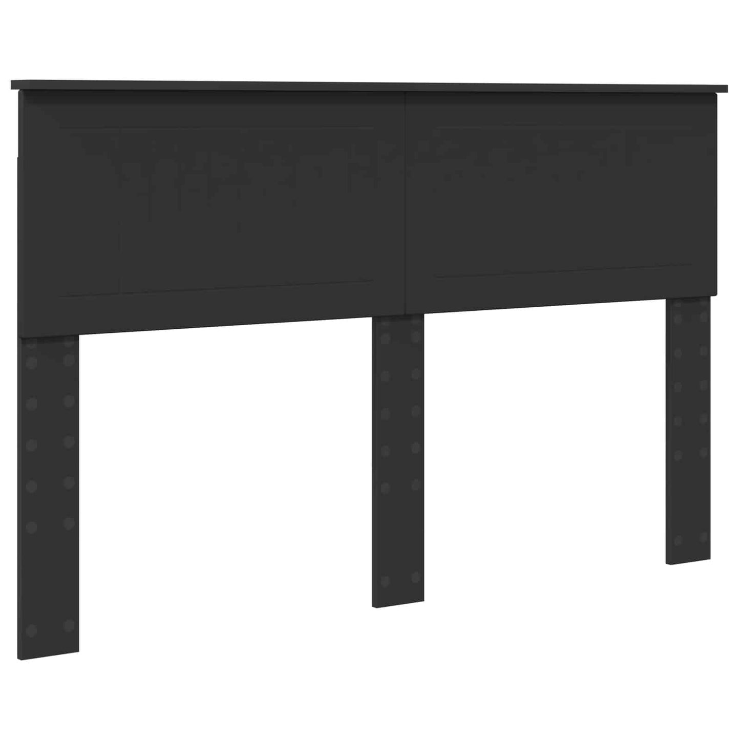 Struttura del letto Nero 140 x 190 cm Legno Ingegnerizzato